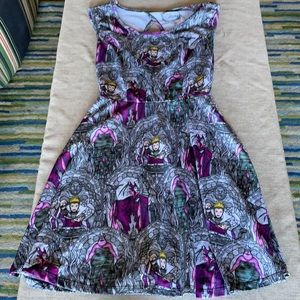 Disney villains stained glass dress
